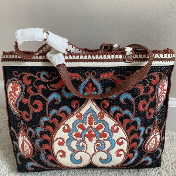 Isabella Fiore embroidered satchel